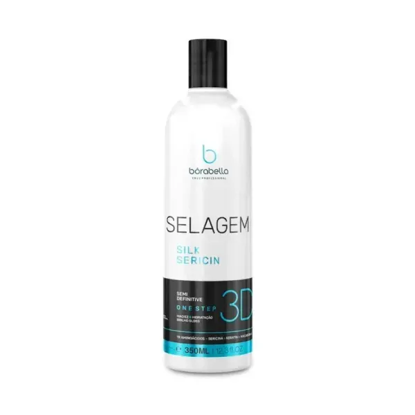Selagem Semi Definitiva 3D Alisa Organico 350Ml Borabella Selagem Semi Definitiva 3D Alisa Organico 350Ml Borabella